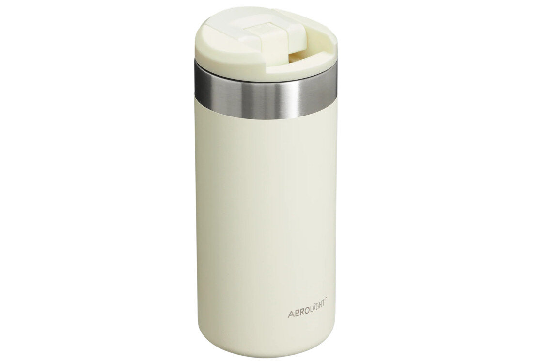 Kubek termiczny STANLEY AeroLight Kremowy 350 ml Lekka konstrukcja  o 33% lżejsza niż standardowe metalowe naczynia ze stali nierdzewnej