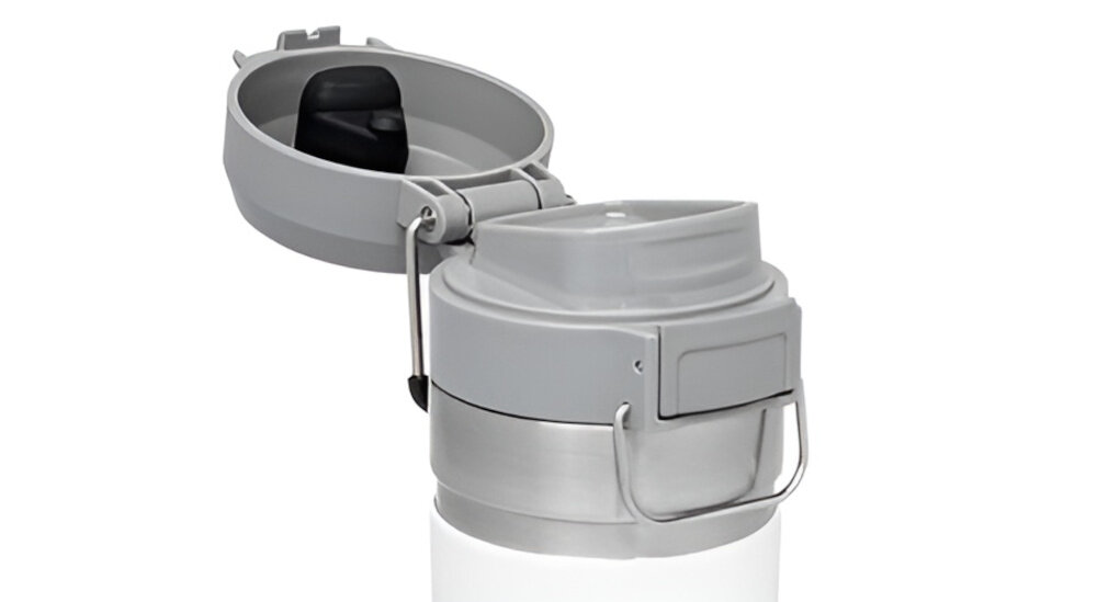 Butelka termiczna STANLEY Quick Flip Niebieski 1000 ml Higieniczny ustnik Szeroki ustnik ukryty pod klapką higiena 