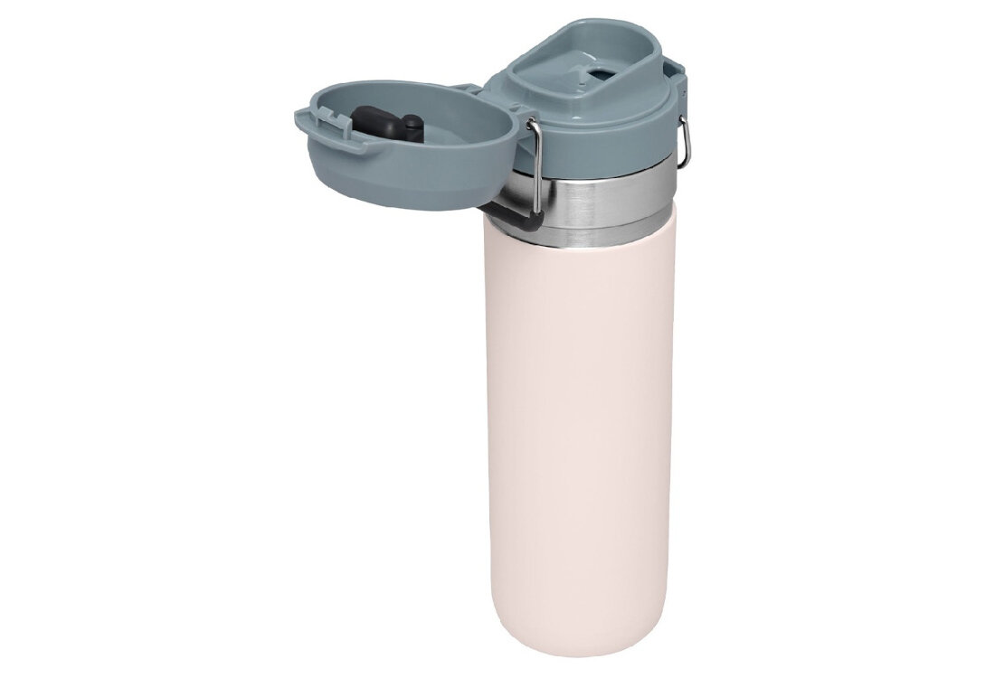 Butelka termiczna STANLEY Quick Flip Różowy 700 ml Trwała stal nierdzewna Wykonanie ze stali nierdzewnej z matowym wykończeniem