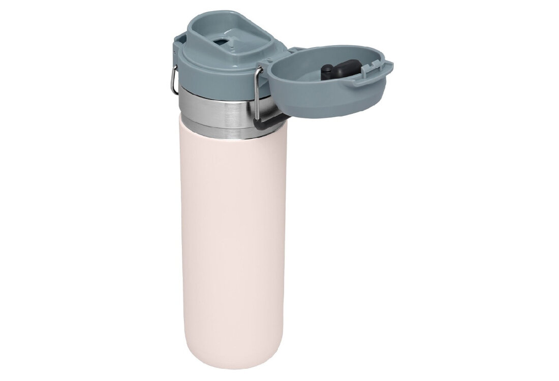 Butelka termiczna STANLEY Quick Flip Różowy 700 ml Higieniczny ustnik Szeroki ustnik ukryty pod klapką higiena 