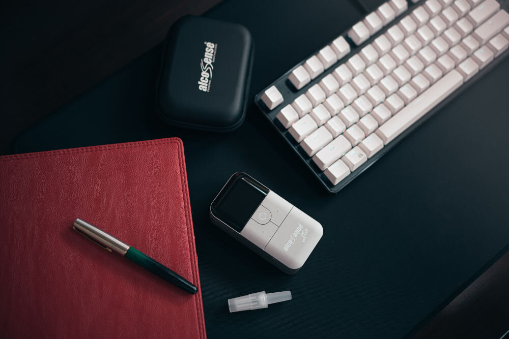 Alkomat ALCOSENSE Ultra dokładny analiza wydychanego powietrza dokładne wyniki czujniki ciśnienie natężenie