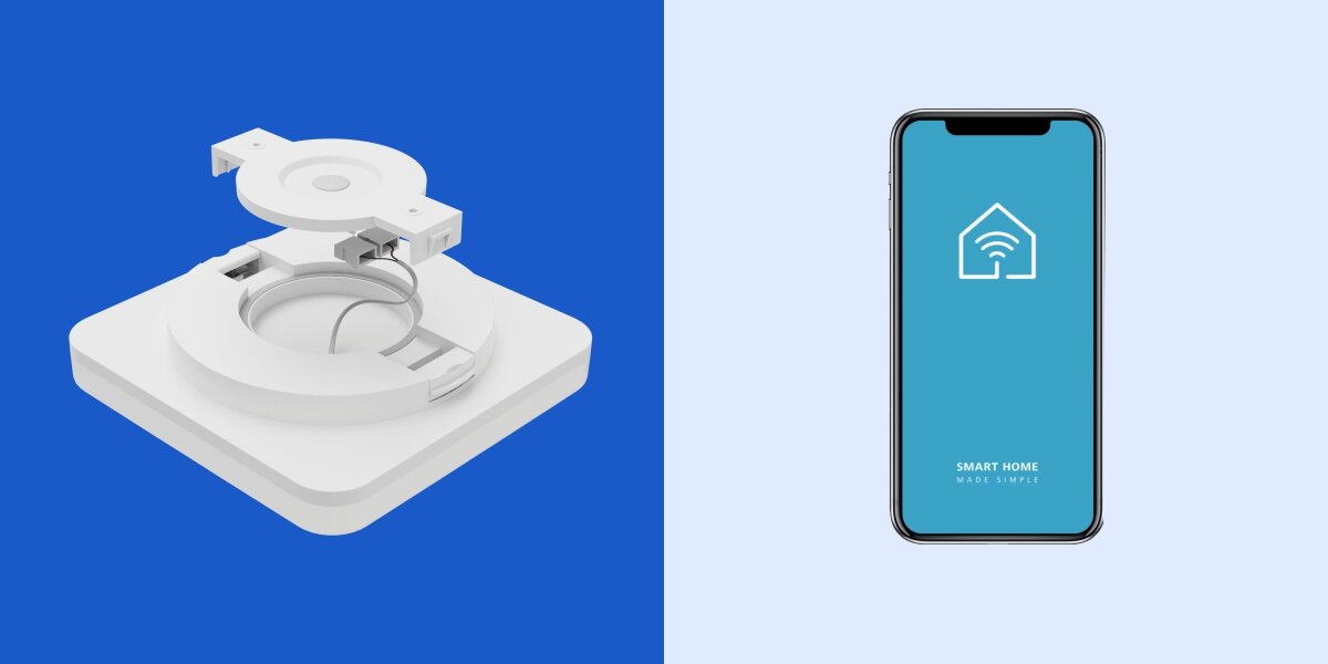 Lampa sufitowa HAMA 176666 Wi-Fi Czarny, aplikacja, kontrola, zdalnie, automatyzacja, Montaż i aplikacja smart home na telefonie do lampy Hue.