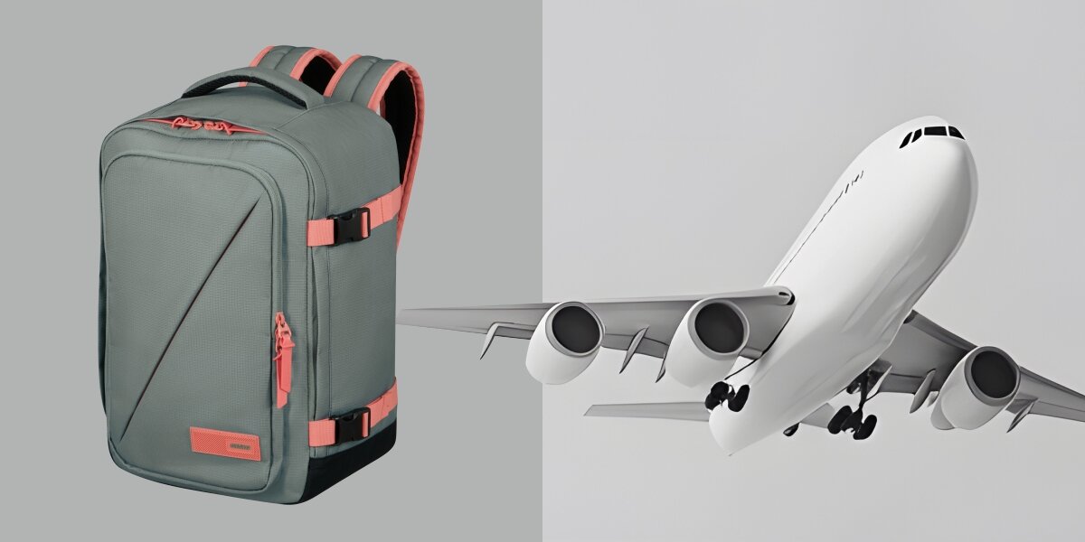 Plecak kabinowy AMERICAN TOURISTER Take2Cabin S Szałwiowo-koralowy (Ryanair)Wygodny bagaż podręczny