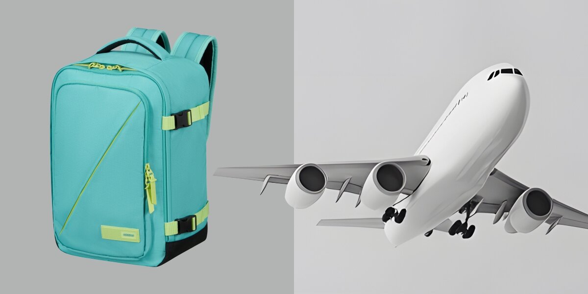 Plecak kabinowy AMERICAN TOURISTER Take2Cabin S Turkusowo-limonkowy (Ryanair) Optymalne wymiary podręczne