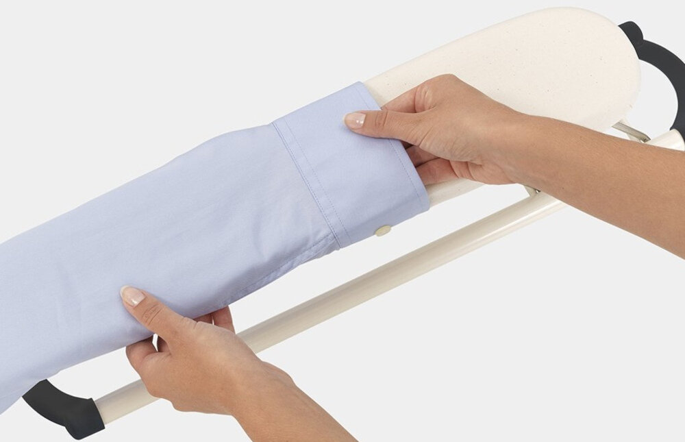 Deska do prasowania rękawów BRABANTIA Ecru 102400 Idealne rozwiązanie dokładność efektywność metalowa powierzchnia warstwa odporna pianka
