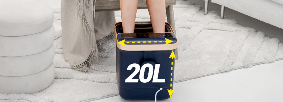 Masażer do stóp MEDIVON Hydro Shiatsu pojemność 20 l