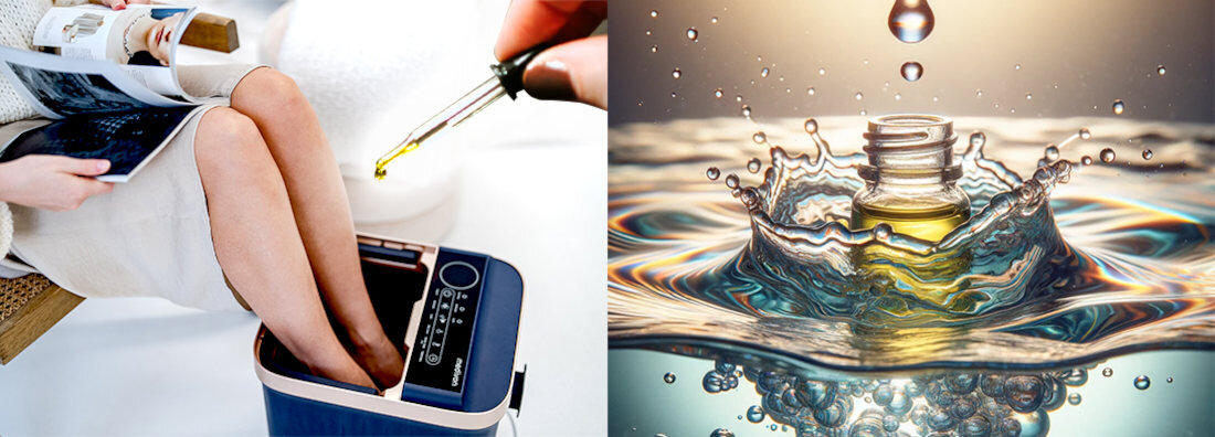 Masażer do stóp MEDIVON Hydro Shiatsu terapia esencja olejki