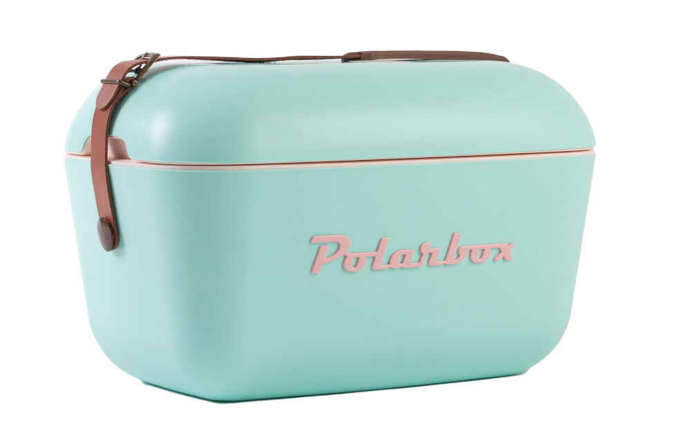 Lodówka POLARBOX Verde Agua Rosa Baby Classic 1830 pojemność wymiary waga przenoszenie przechowywanie puszki temperatura chłodzenia