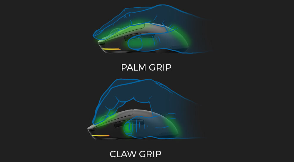 Mysz GENESIS Zircon 660 Pro czarny świetna ergonomia z myślą o komforcie gwarancja wygody uniwersalne kształty wyprofilowana