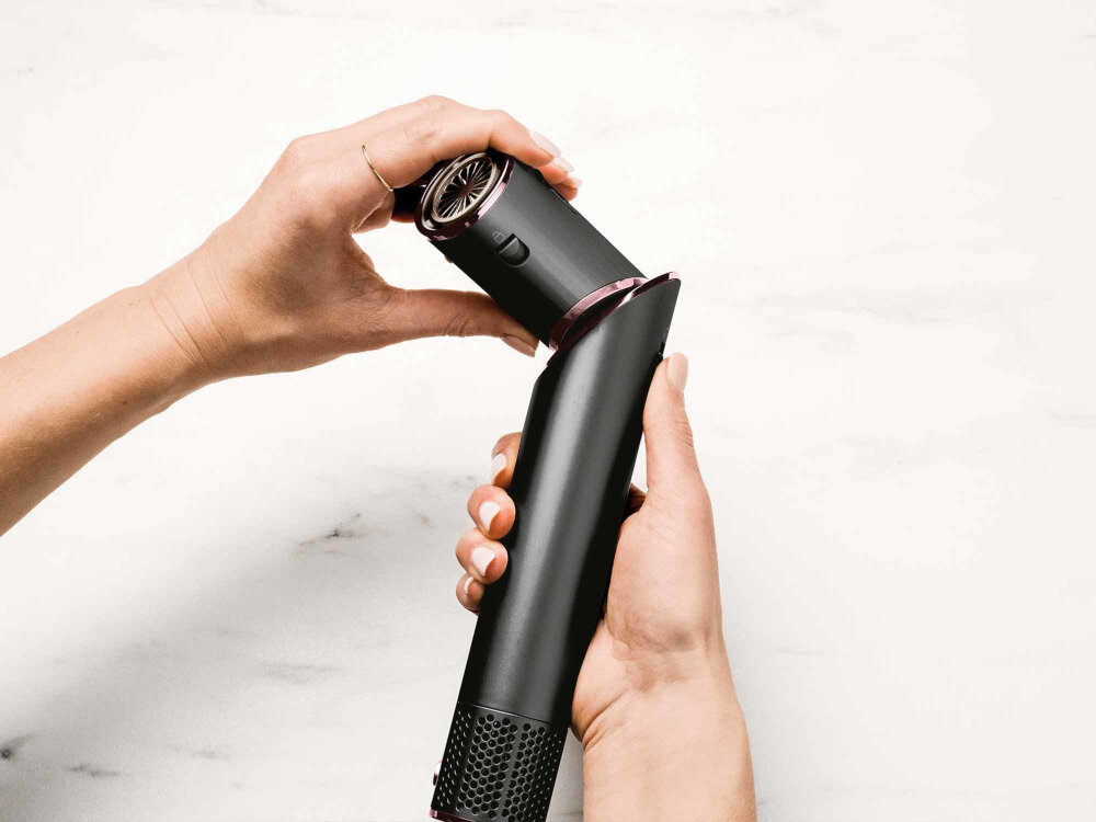 Suszarko-lokówka SHARK HD440EU suszenie stylizacja temperatura monitorowanie 1000 razy/sek trzy poziomy temperatury Funkcja Cool Shot