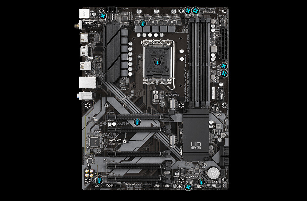 Płyta główna GIGABYTE B760 DS3H AX DDR4 - system chłodzenia 