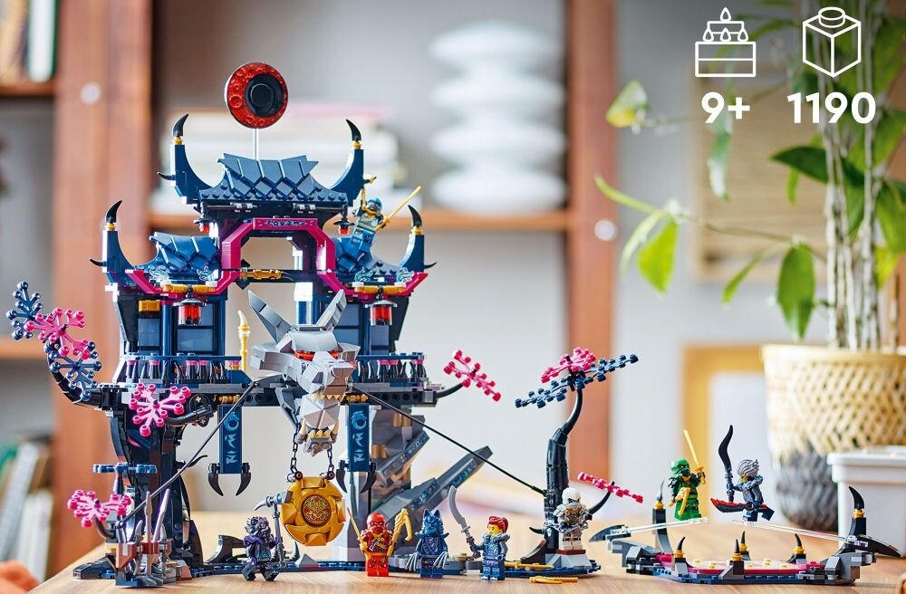 LEGO 71813 NINJAGO Dojo cienia Wilczej Maski zestaw 1190 elementów inspirowany serialem Powstanie smoków