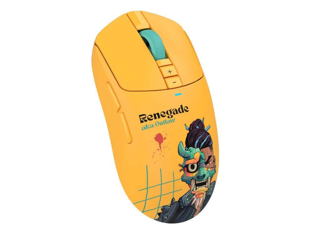 A4TECH Bloody R72 lekka forma (około 70 g), gładkie ślizgacze i miękki kabel w oplocie gripy antypoślizgowe - mysz pionowo od przodu na białym tle