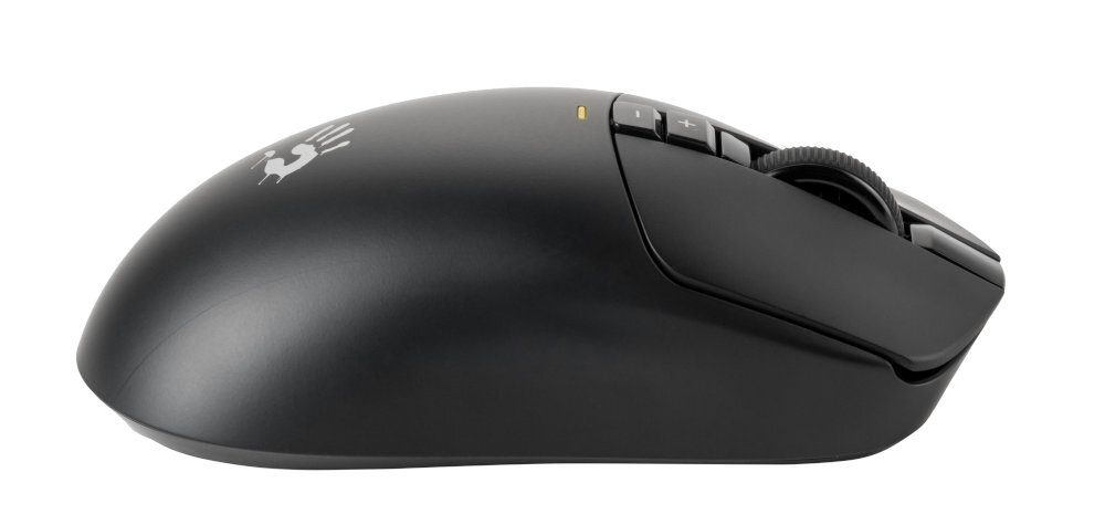 A4TECH Bloody R72 AFC, czyli Anypoint Flexible Click czasem reakcji 1 ms - mysz od prawego boku na białym tle