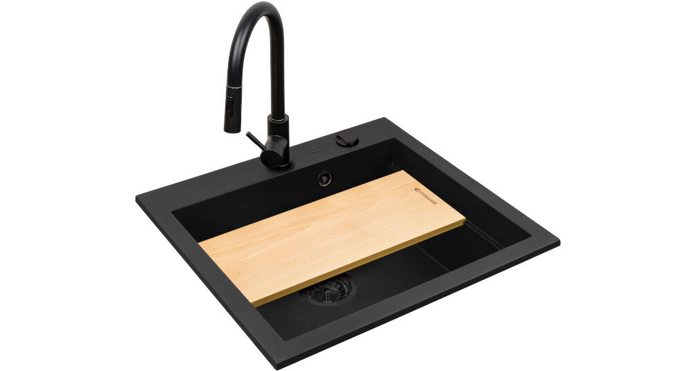 ZLEWOZMYWAK PYRAMIS SIROS 1B + BATERIA + ROLMATA CZARNY