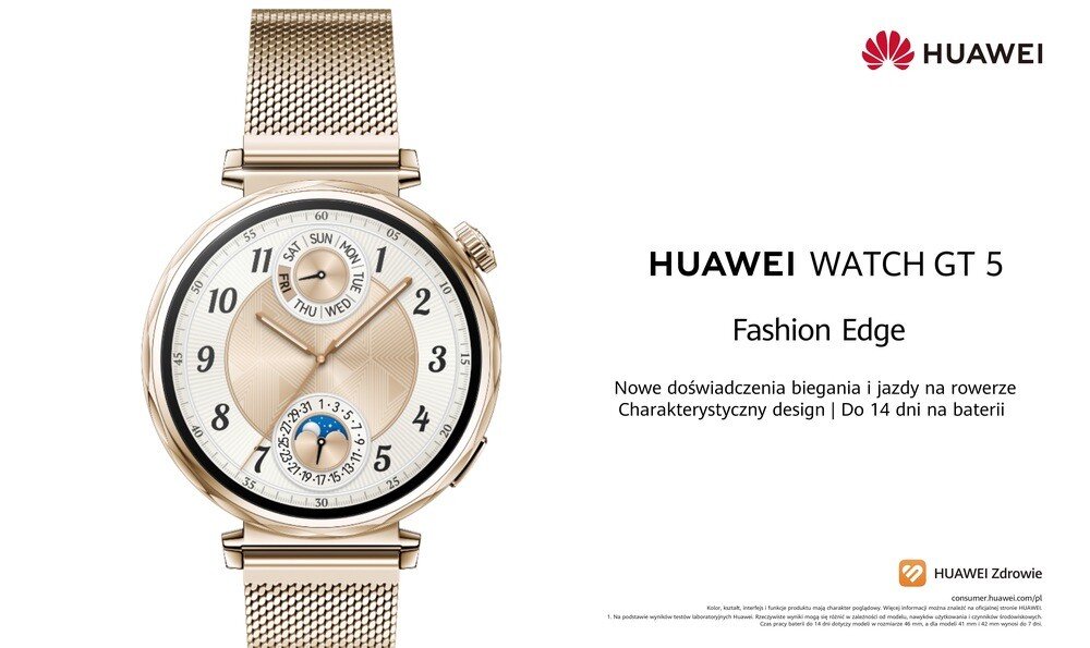 Smartwatch HUAWEI Watch GT opis