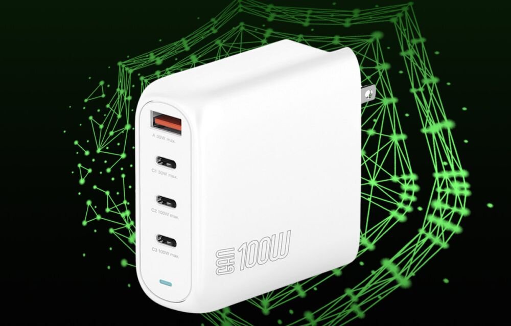 Ładowarka 100W – 3x USB-C i 1x USB-A do wielu urządzeń naraz