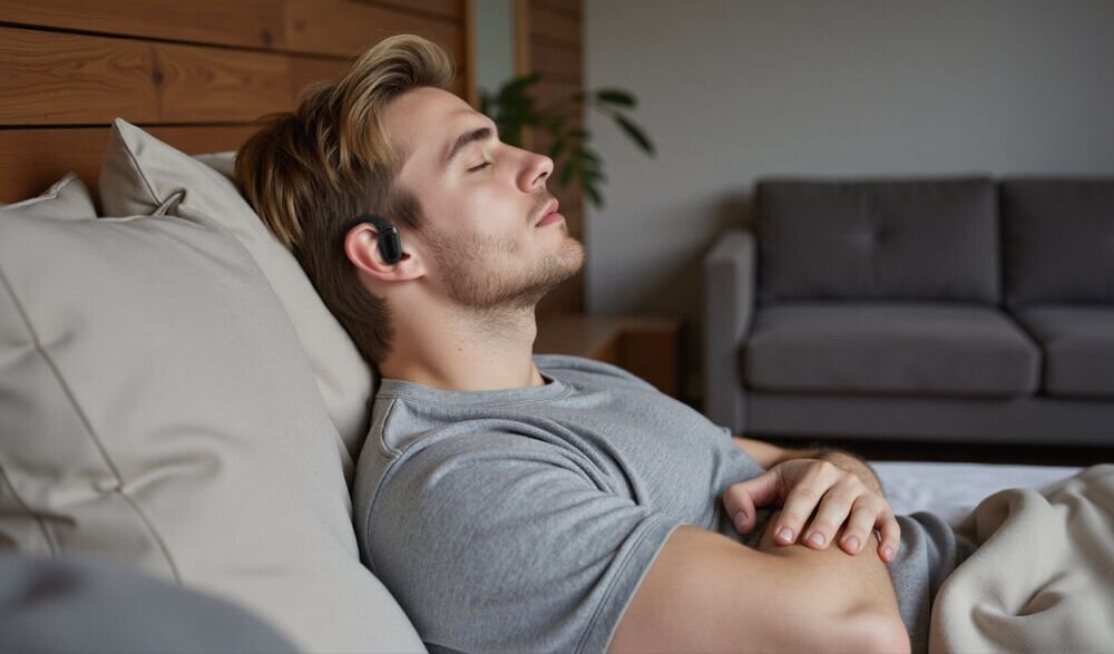 SkyBuds AI tryb ASMR 30 utworów relaks skupienie z aplikacją Ear Dance