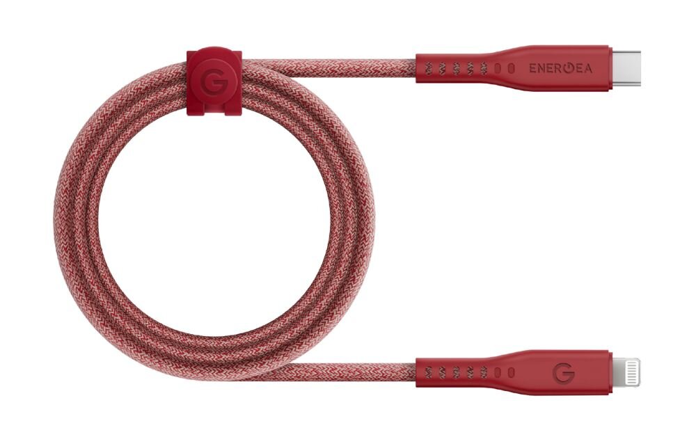 ENERGEA Flow MFi 3,8 mm cienką końcówkę magnetyczny organizer kabli różnym wersjom kolorystycznym (czarny, czerwony, biały, zielony, niebieski, różowy, fioletowy)