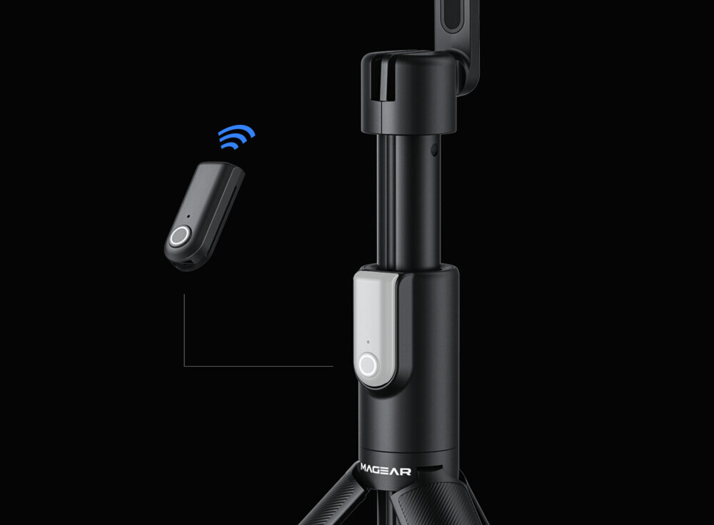 ENERGEA MagPod odłączany pilot Bluetooth 10 m baterią 50 mAh USB-C zdalne robienie zdjęć i nagrywanie wideo - pilot zdalny