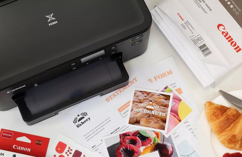 Drukarka CANON Pixma TS705A 5 atramentów rozdzielczość języki wyświetlacz lcd