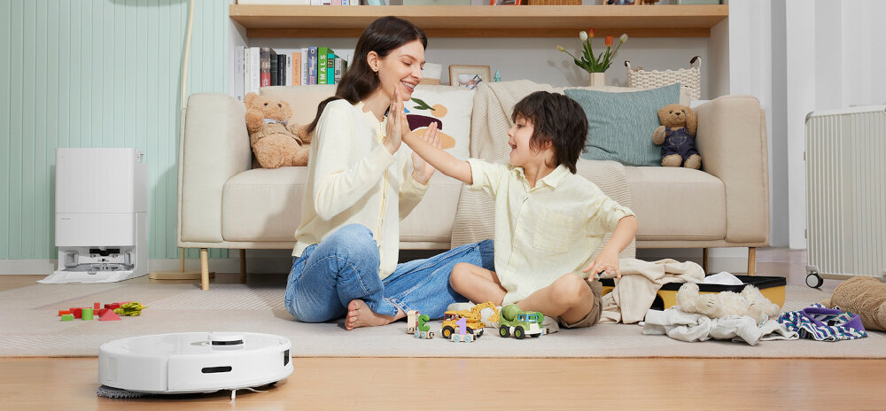 Robot sprzątający ROBOROCK Q-Revo rodzaje podlog bez smug