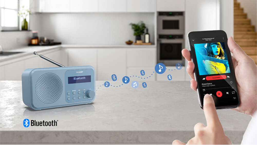Radio SHARP DR-P420  - bluetooth