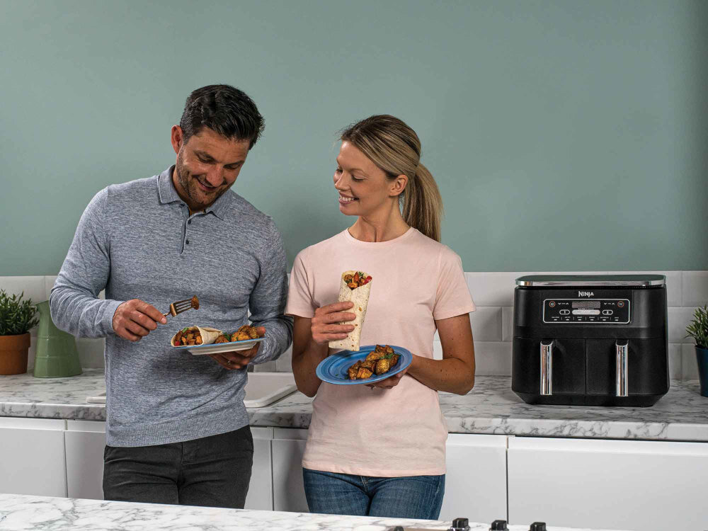 Frytkownica beztluszczowa NINJA Foodi AF300EU Air Fryer z podwojnym koszem mozliwosci