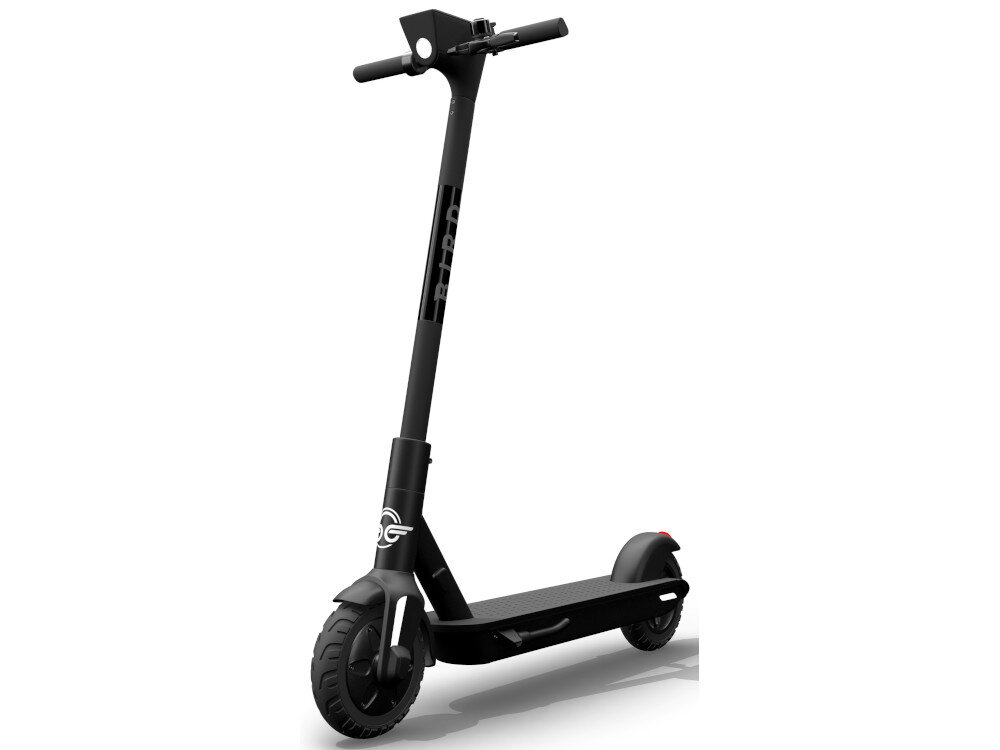 Hulajnoga elektryczna BIRD One Czarny zgodna z 31 oddzielnymi certyfikatami bezpieczeństwa i jakości biały kolor dla osób dorosłych nowoczesny design waga