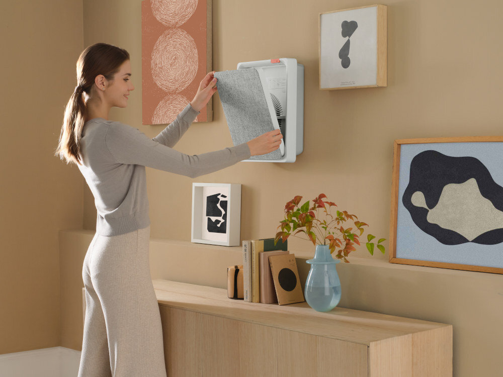 Oczyszczacz powietrza SMARTMI Air Purifier E1 Wymiana filtrów bez wysiłku Wymień filtr szybko i wygodnie potrzeby dostosowanie Filtr HEPA H13