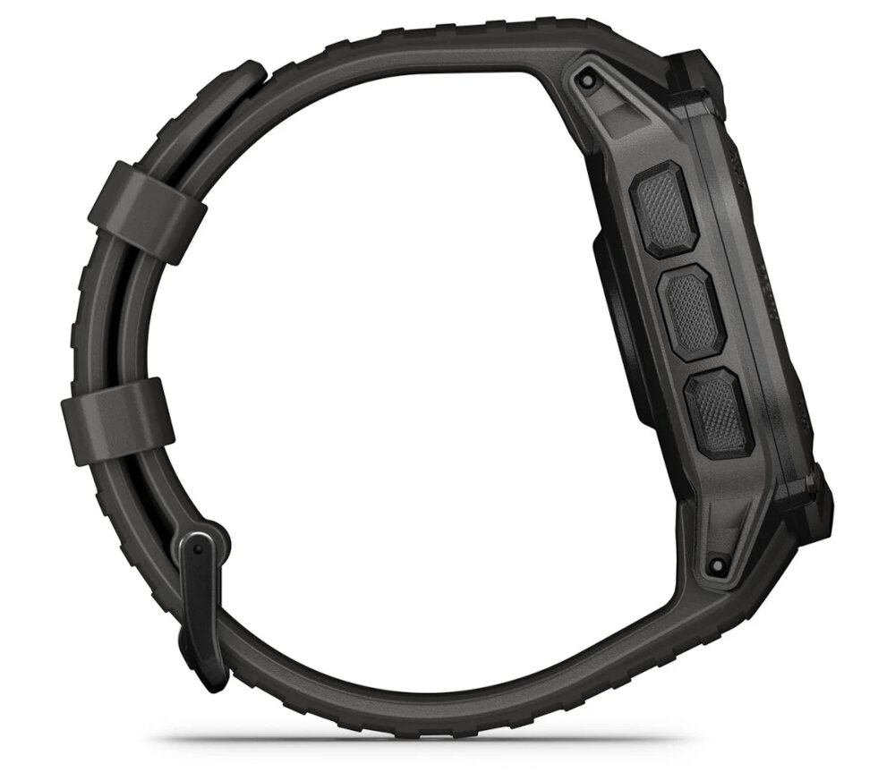 Zegarek sportowy GARMIN <span>Instinct 2X Solar</span> ekran bateria czujniki zdrowie sport pasek ładowanie pojemność rozdzielczość łączność sterowanie krew puls rozmowy smartfon aplikacja 