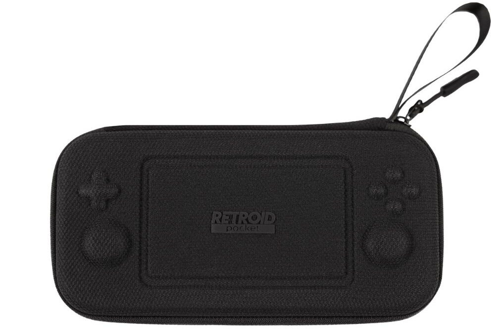 Pokrowiec RETROID Carry Case do Retroid 4 Pro Czarny
prezentacja zamkniętego etui na białym tle pocket 4 pro pianka evo ochrona przed wstrząsami zarysowaniami miękka wyściółka elastyczna przegroda zamek błyskawiczny uchwyt na nadgarstek