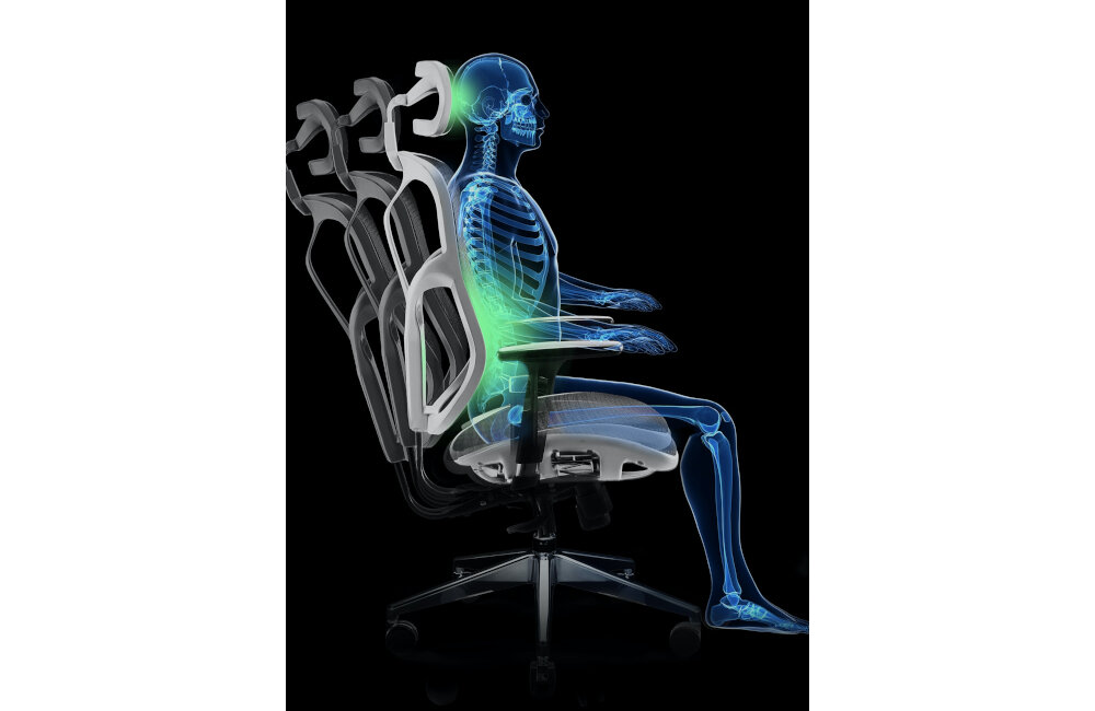 Fotel DIABLO CHAIRS V-Basic Czarno-szary gamingowy fotel