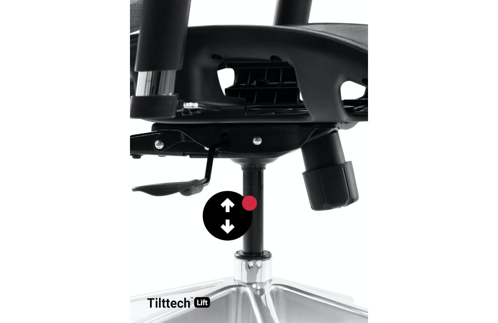 Fotel DIABLO CHAIRS V-Basic Czarno-szary mechanizm amortyzacja