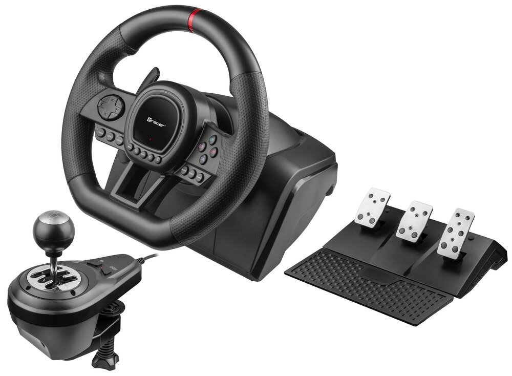 Kierownica TRACER SimRacer MANUAL GEARBOX 6 in 1 (PC-PS4-PS3-Xone-X360-SWITCH) wyścigi 