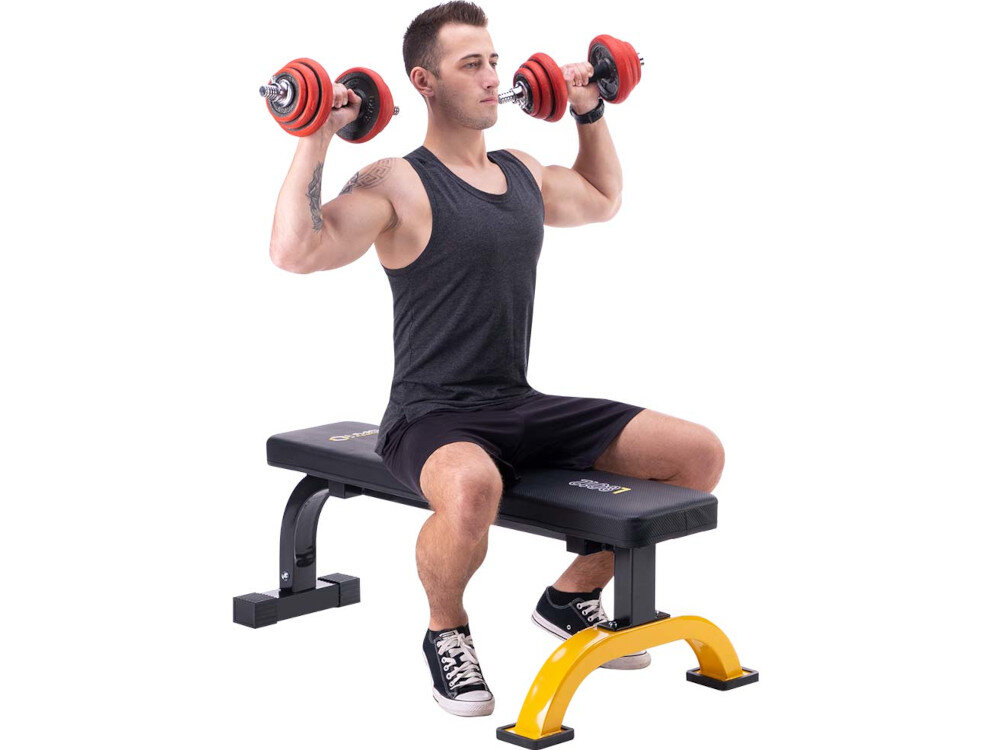 Lawka treningowa HMS L8012 oparcie tapicerka karbon