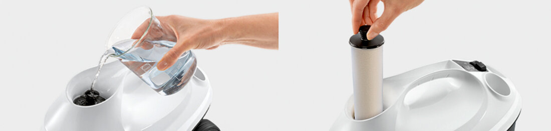 Parownica KARCHER SC 3 EasyFix 1.513-650.0 zbiornik pojemność 1 l filtr odkamieniający