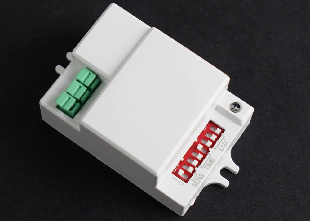 Czujnik ruchu EL HOME MVD-04B7 aktywny mikrofalowy sensor ruchu czestotliwosc 5,8 GHz zjawisko Dopplera do detekcji ruchu pomiar roznicy dal odbitych od poruszajacego sie obiektu
