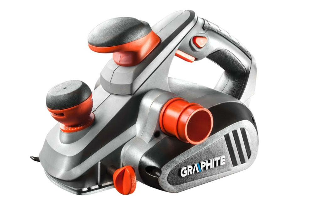 GRAPHITE-59G678 strug elektryczny obróbka drewno nowoczesny design ergonomiczny kształt aluminiowa stopa struganie