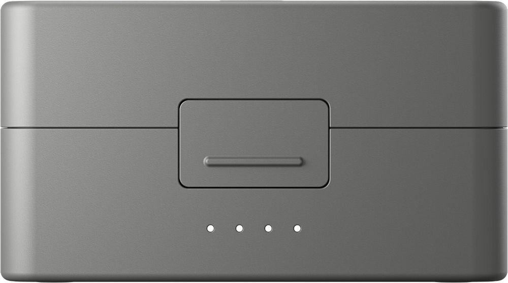 Etui ładujące DJI Mic 3 prezentacja etui na białym tle od przodu wytrzymałe etui do DJI Mic 3 ułatwiające przechowywanie i transport sprzętu wymiary waga