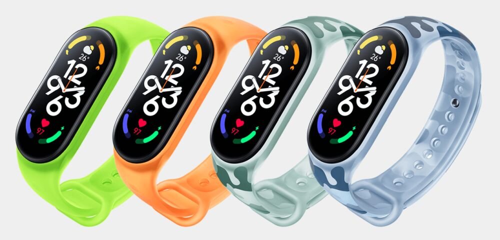 Smartband XIAOMI Mi Band 7 ekran bateria czujniki zdrowie sport pasek ładowanie pojemność rozdzielczość łączność sterowanie krew puls rozmowy smartfon aplikacja