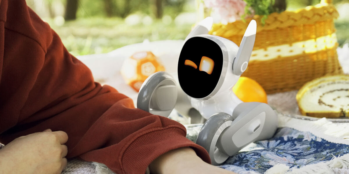 Zabawka interaktywna KEYI TECH Robot Loona Premium Edition KY004LN01 robot na macie piknikowej z przymkniętym jednym okiem