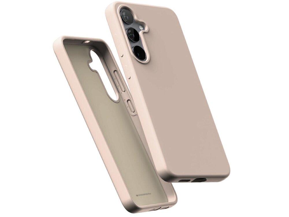 Etui MERCURY Pure MagSafe Silicone
                etui z tyłu i frontu na białym tle