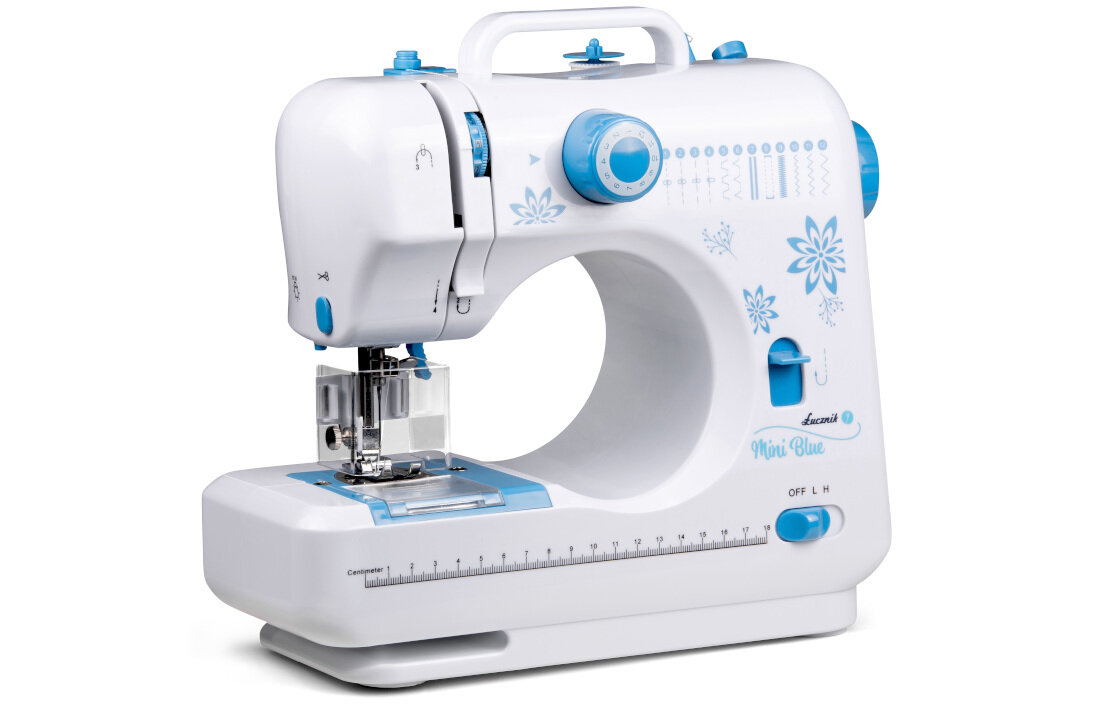 Maszyna do szycia LUCZNIK Mini Blue oswietlenie LED
