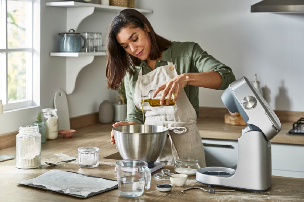 Robot kuchenny planetarny KENWOOD KHC29.W0SI Prospero+ (1000W) z blenderem kielichowym, maszynka do miesa 1000 W mocy