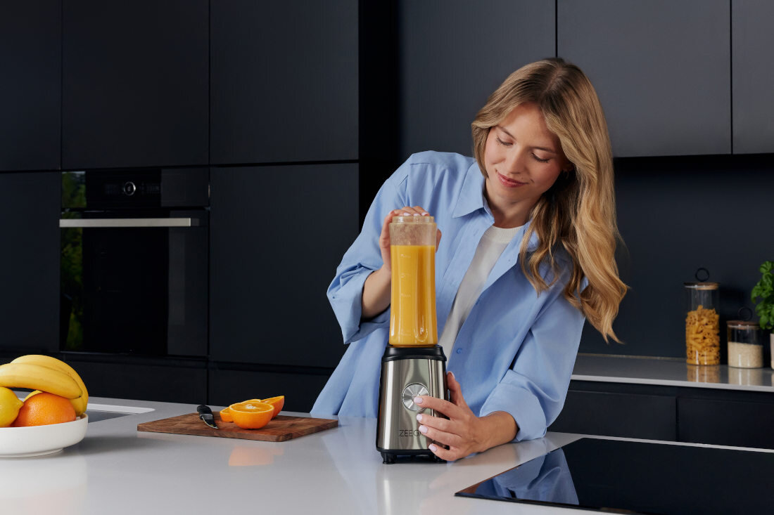 Blender kielichowy ZEEGMA Vitamine Maksymalna moc precyzja owoce warzywa orzechy lody smoothie koktajle sosy