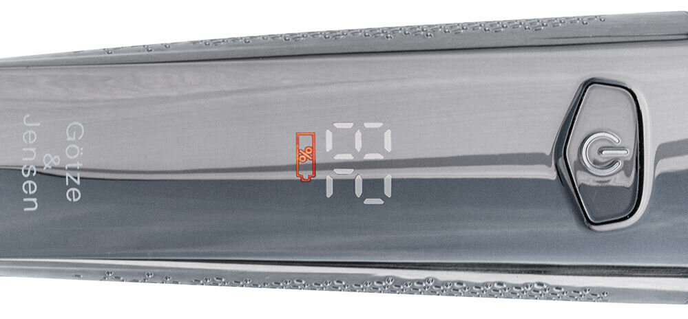 Strzyżarka GÖTZE & JENSEN CL660 wyświetlacz wskaźnik naładowania