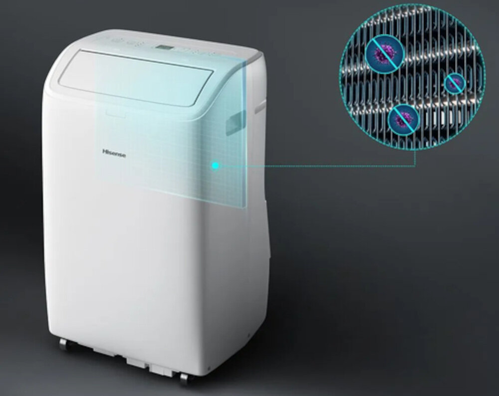 Klimatyzator HISENSE APC12QC ochrona zdrowie powietrze