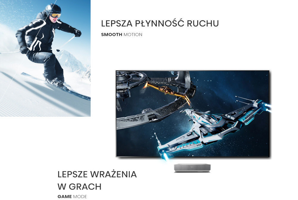 Laser TV HISENSE L5H - game mode