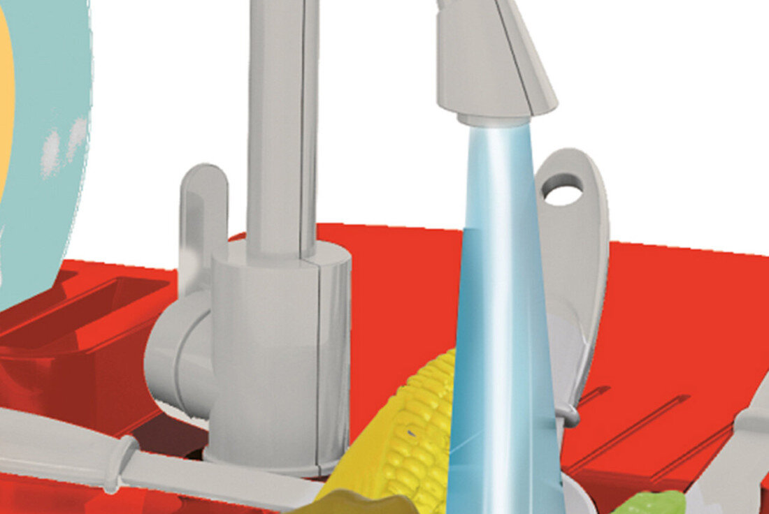 Zabawka kuchnia FISHER PRICE 7110 Bezpieczna konstrukcja wykonanie tworzywo sztuczne zabawa normy bezpieczeństwa